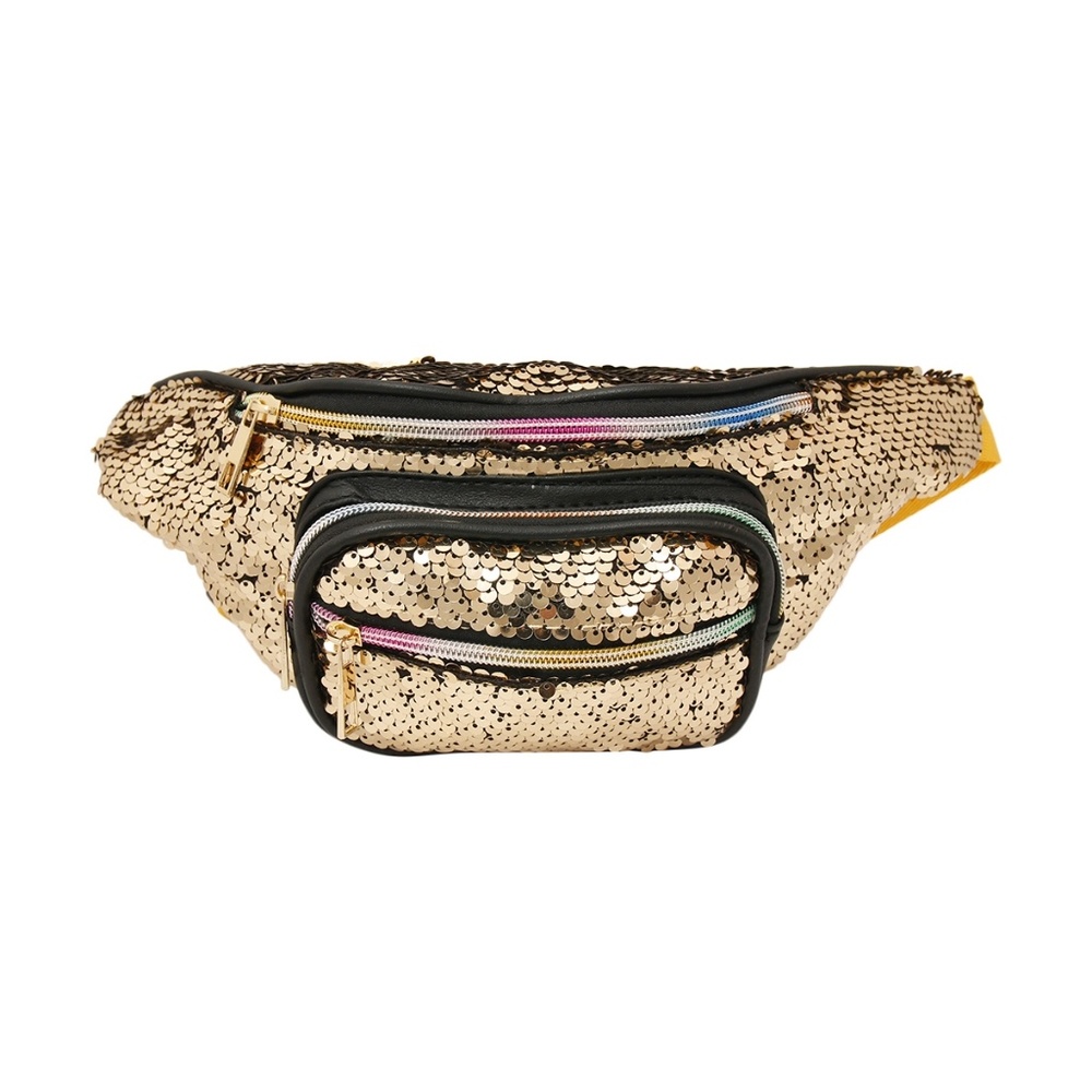 Gold Sequins Fanny Pack